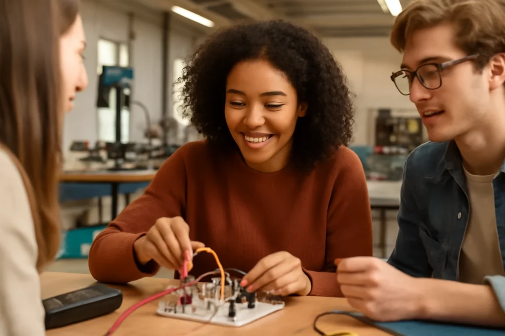 Blending Experiential Learning With Peer Support